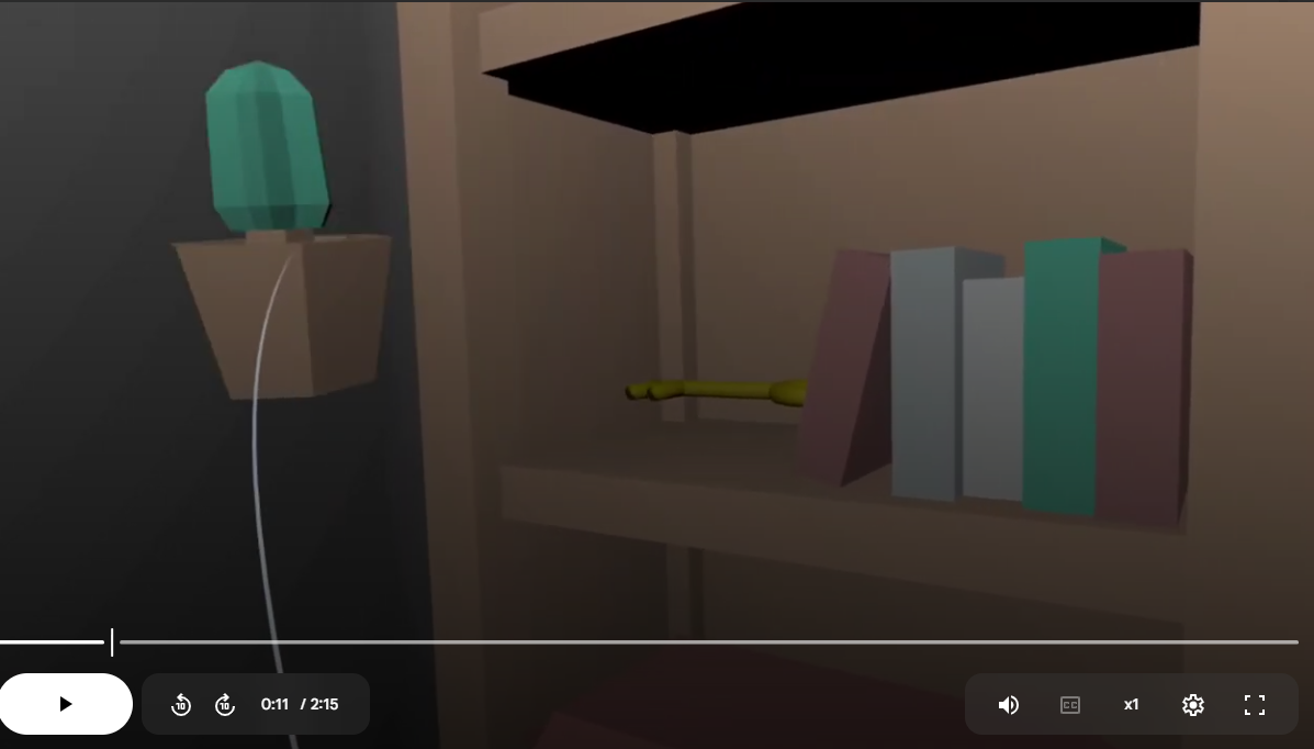 Pièce 1 : le joueur doit chercher les clés